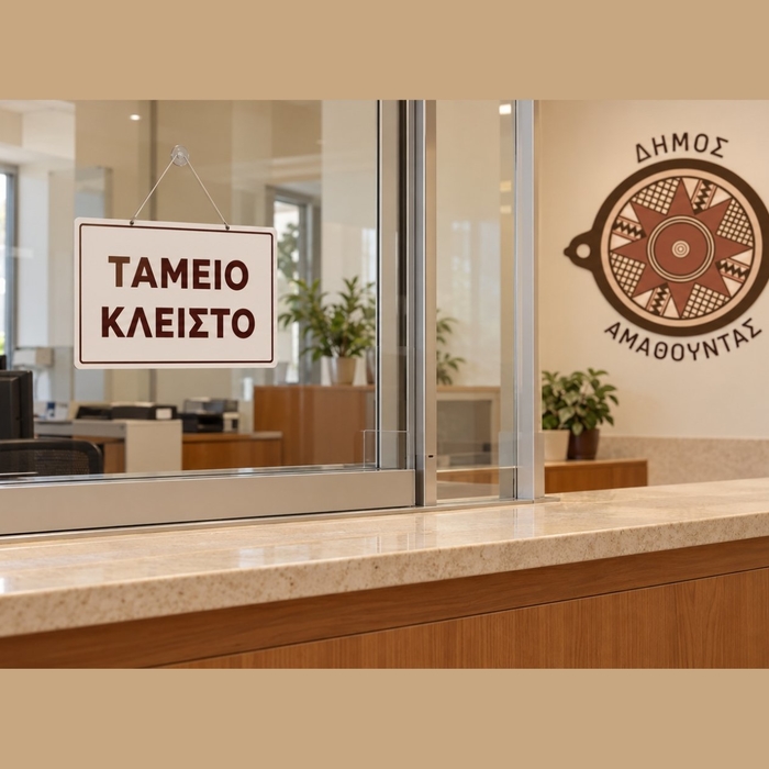 Κλειστό το ταμείο στο Δημοτικό Διαμέρισμα Γερμασόγειας τη Δευτέρα 28/09/2026