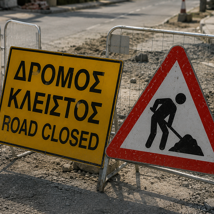 Προσωρινό Κλείσιμο Λωρίδας Κυκλοφορίας στη Λεωφόρο Αγίου Αθανασίου