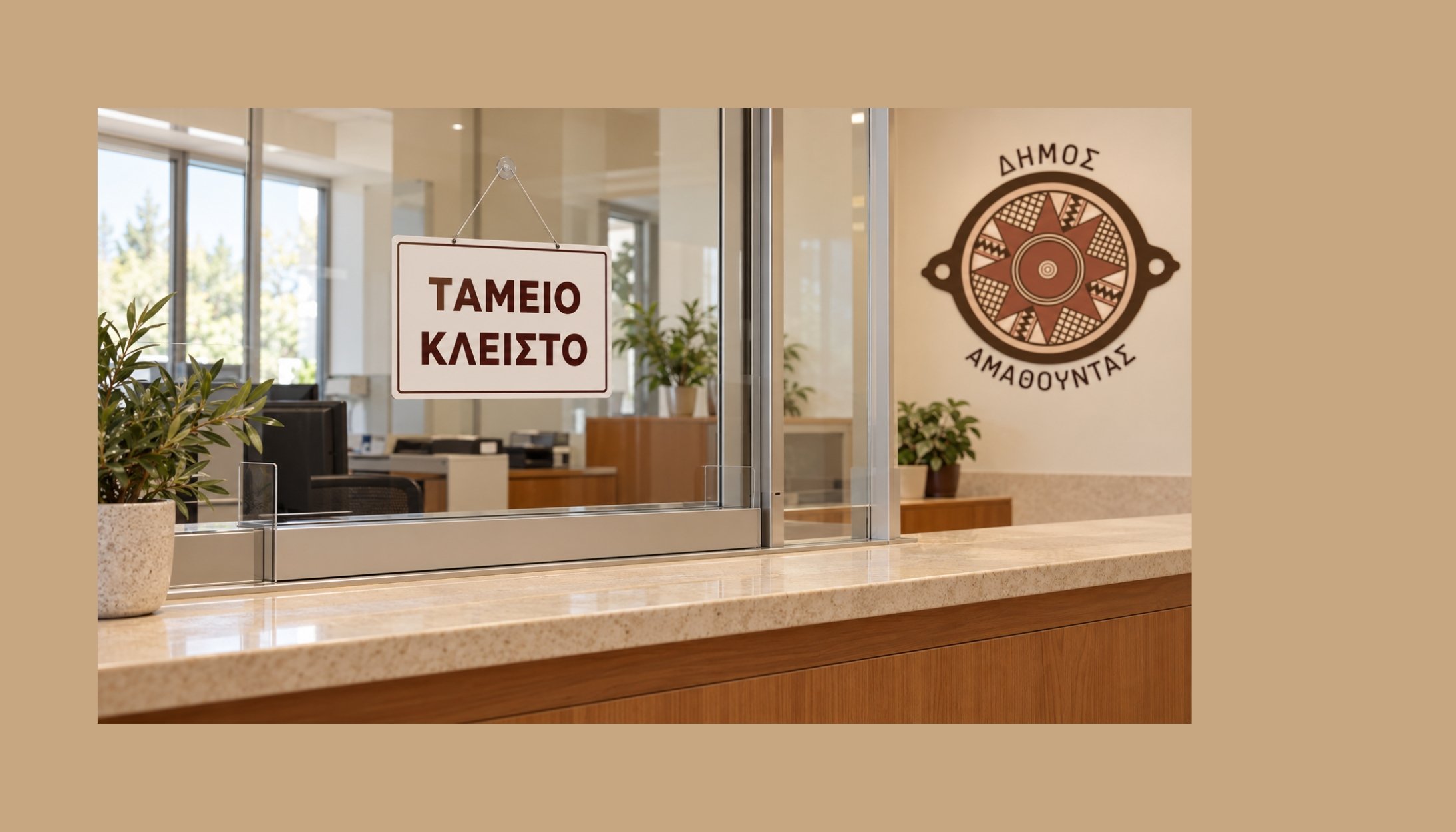 Κλειστό το ταμείο στο Δημοτικό Διαμέρισμα Γερμασόγειας τη Δευτέρα 28/09/2026